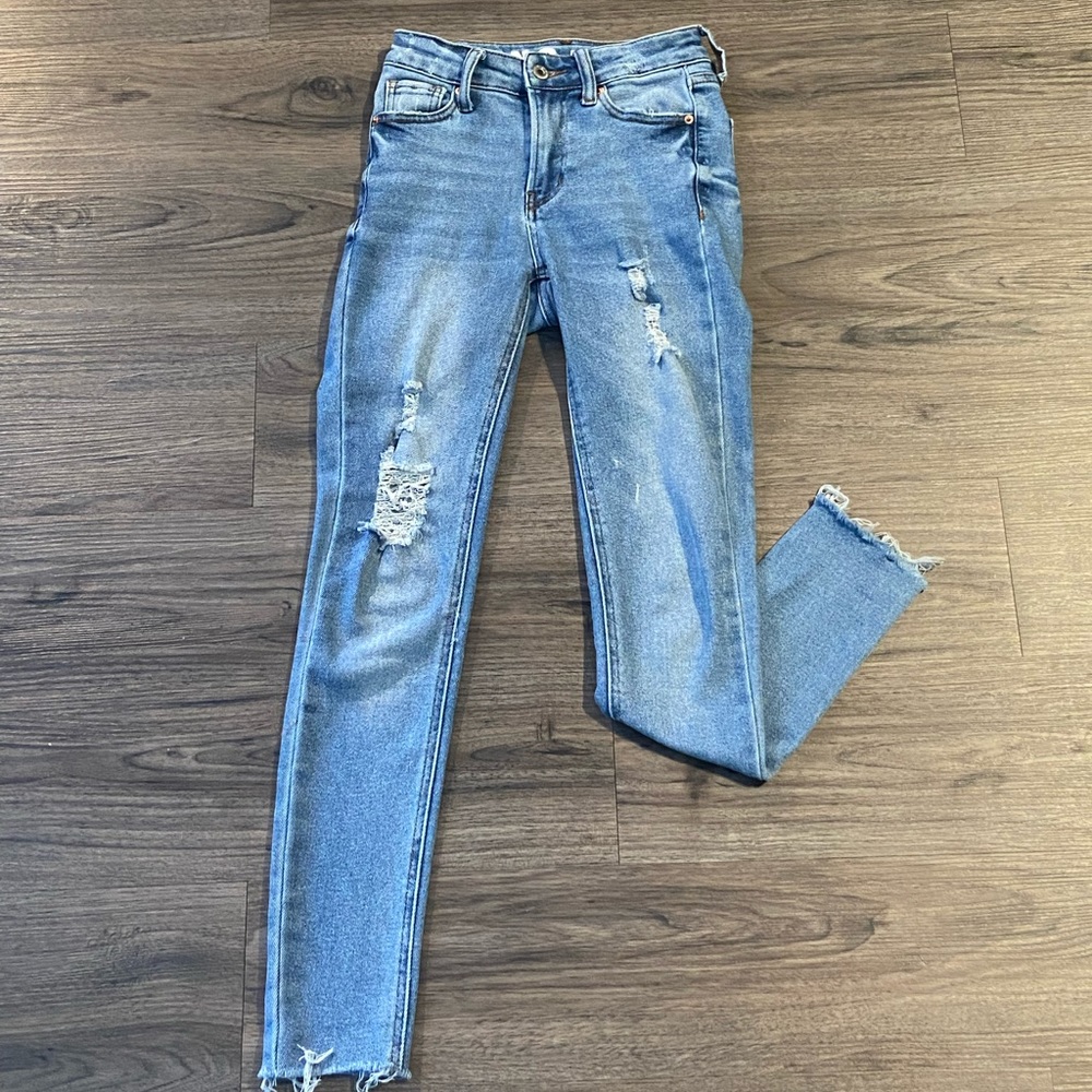 Denim boyfriend jeans
